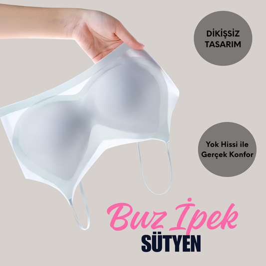 Büyük Beden Buz İpek Sütyen