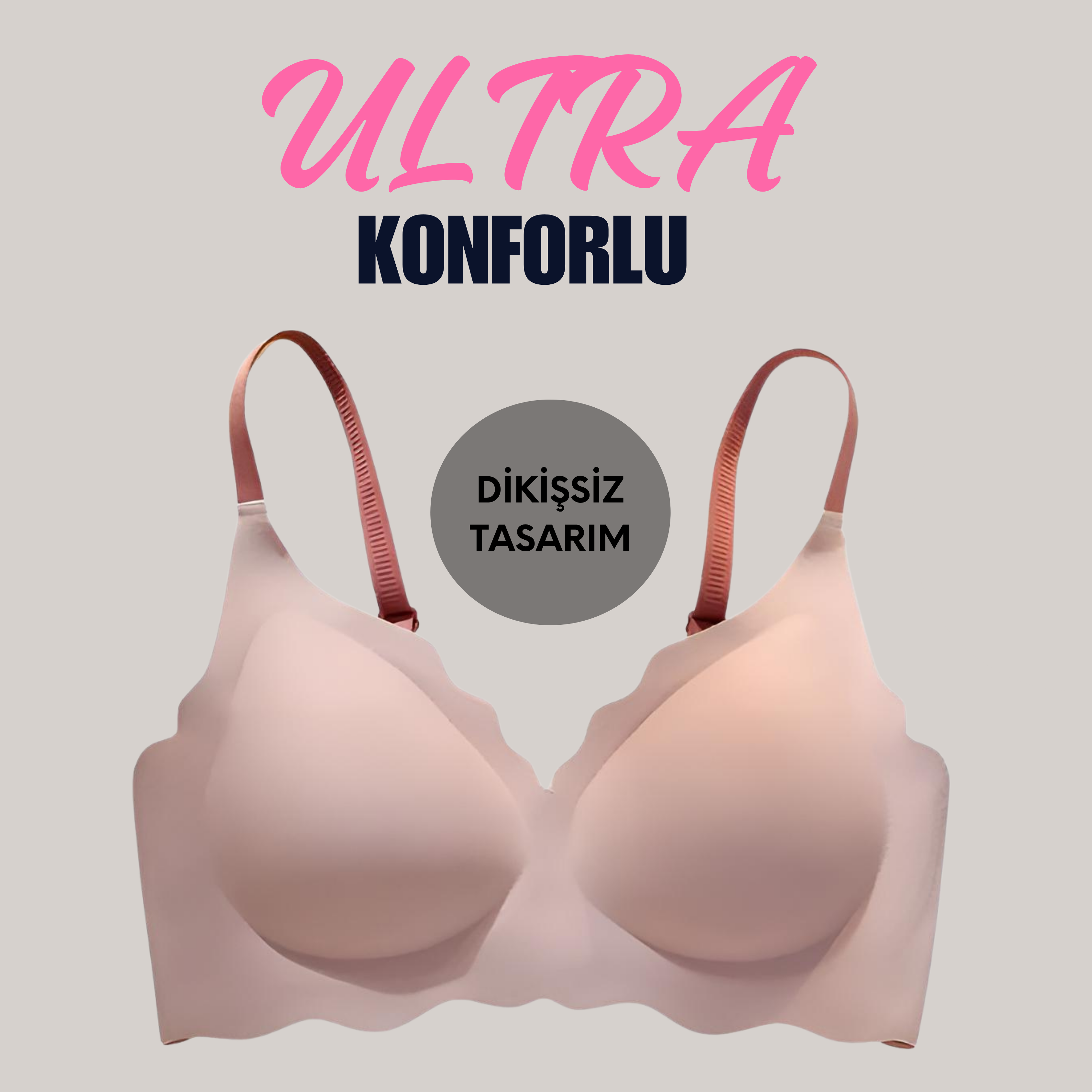 Dikişsiz Ultra Konforlu Sütyen