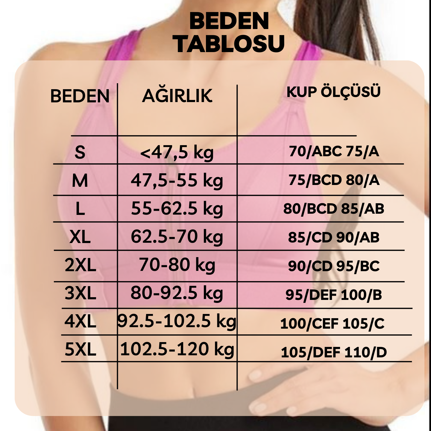 Önden Fermuarlı Sırtı Omzu Ayarlanabilir Spor Sütyeni